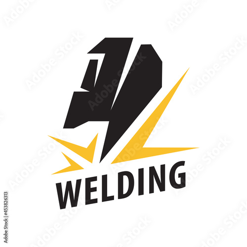 Vector logo of the service, welding workshop