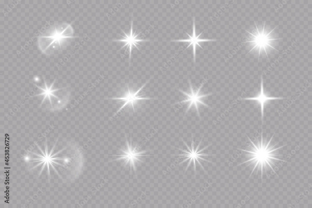 Glow effect. Star on transparent background.Bright sun. Vector illustration.
Glow effect. Star on transparent background.Bright sun. Vector illustration.