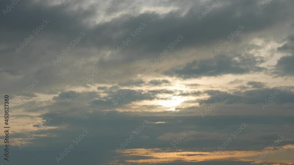 Time laps of the evening sky with beautiful clouds. Time laps of the evening sky with beautiful clouds.