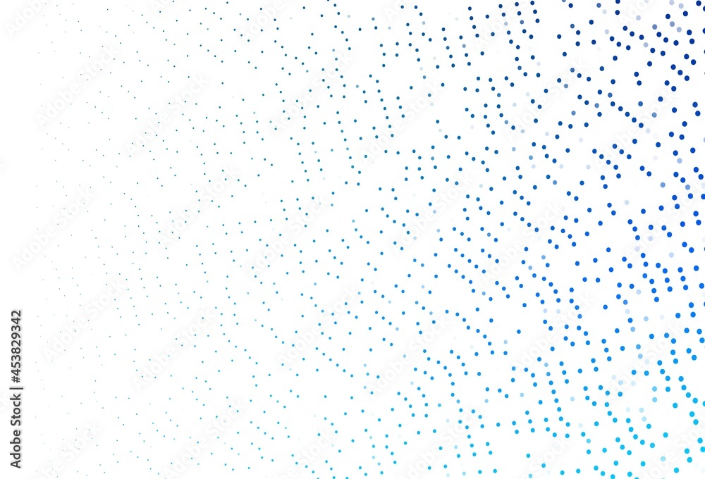 Light BLUE vector cover with spots. Light BLUE vector cover with spots.