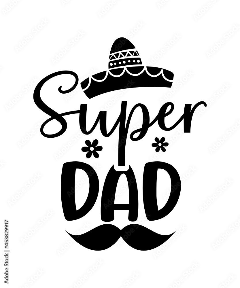 Fototapeta premium Dad SVG Bundle