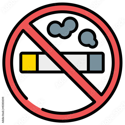 No smoking Sign Vector Icon