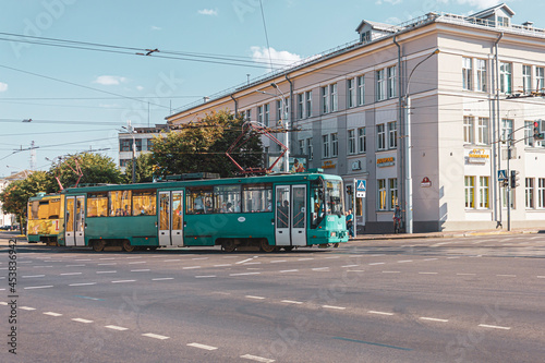 Tram at the intersection of Kuibyshev street