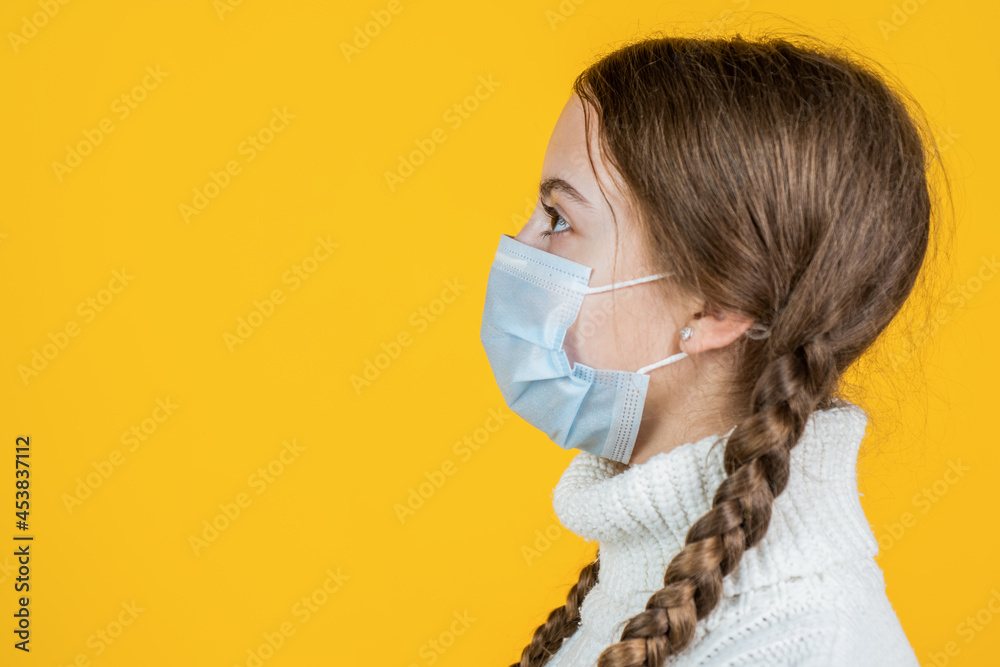 she needs virus vaccine. epidemic outbreak quarantine. lockdown. copy space. covid-19 and healthcare. girl in respirator medical mask. patient in safety item. hygiene on coronavirus pandemic she needs virus vaccine. epidemic outbreak quarantine. lockdown. copy space. covid-19 and healthcare. girl in respirator medical mask. patient in safety item. hygiene on coronavirus pandemic