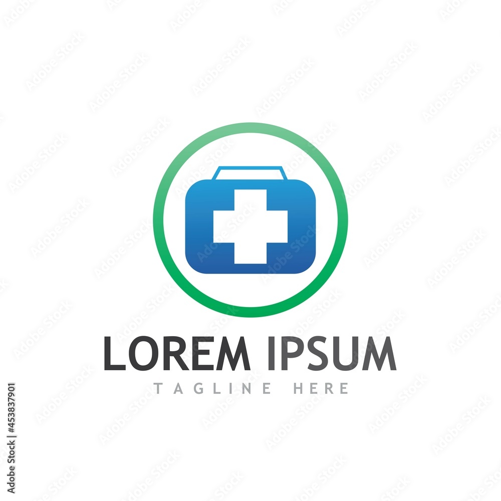 Obraz premium Human character logo sign