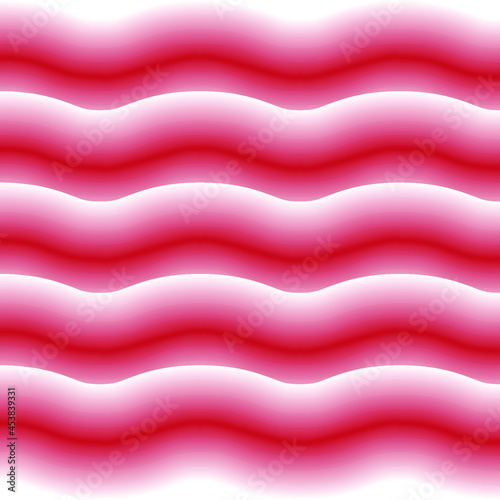pink background.  wavy abstract background with soft gradations. vector illustration of light colored 3d pattern