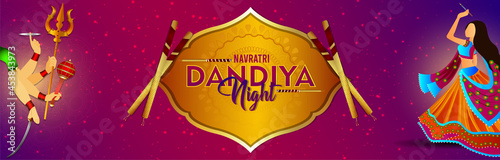 Navratri indian festival celebration background