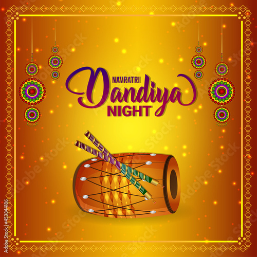 Navratri indian festival celebration background