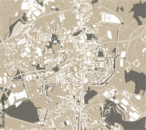 map of the city of Vila Nova de Gaia, Portugal