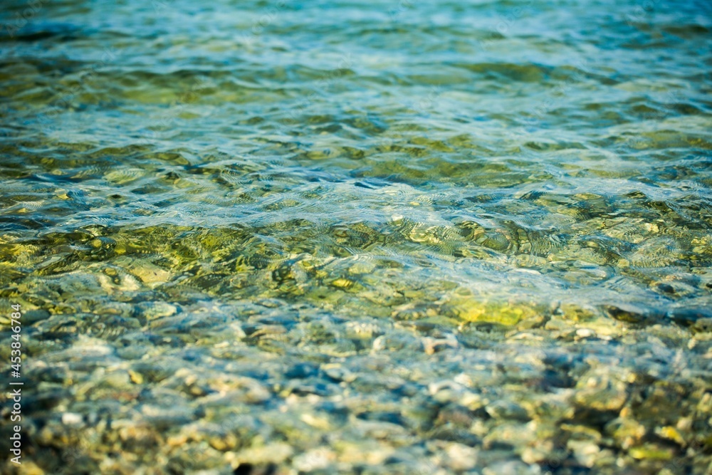 Pebbles in a Shallow Water