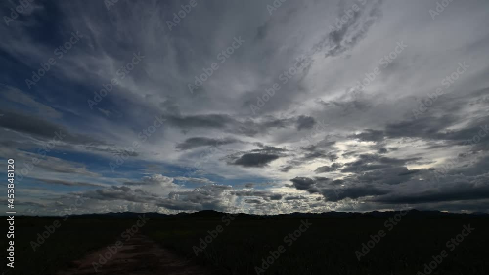 time clouds over the mountain time clouds over the mountain