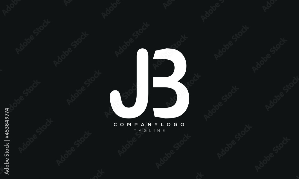JB, BJ, Abstract initial monogram letter alphabet logo design JB, BJ, Abstract initial monogram letter alphabet logo design