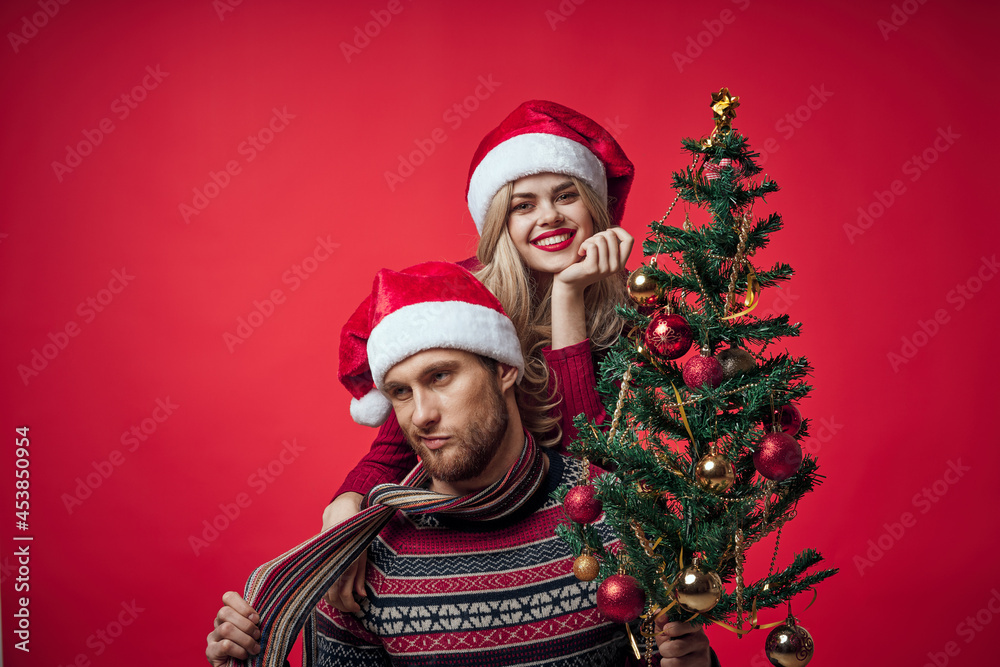 cute married couple new year holiday fun romance cute married couple new year holiday fun romance