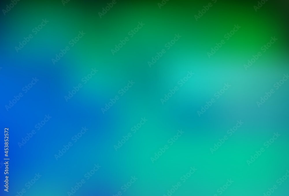 Light Blue, Green vector blurred shine abstract template. Light Blue, Green vector blurred shine abstract template.