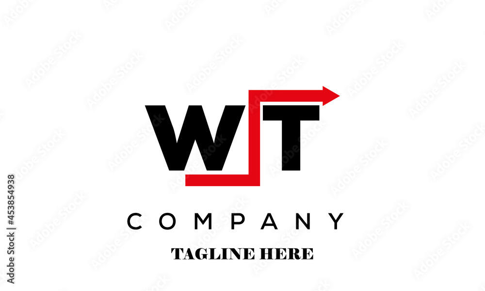 WT financial advice logo vector WT financial advice logo vector