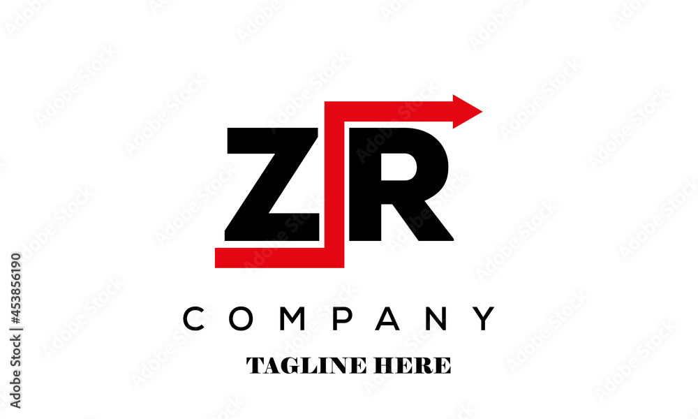 ZR financial advice logo vector ZR financial advice logo vector