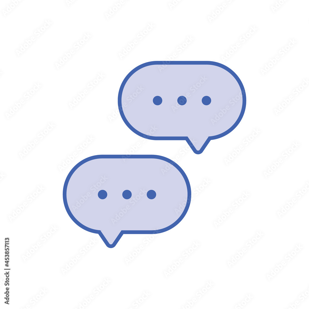 Talk bubble speech icon. Chat on line, dialog symbol. Text balloon. Talk bubble speech icon. Chat on line, dialog symbol. Text balloon.