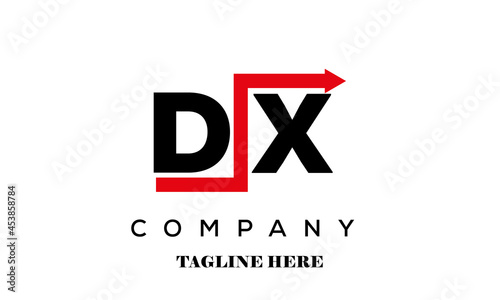 DX financial advice logo vector