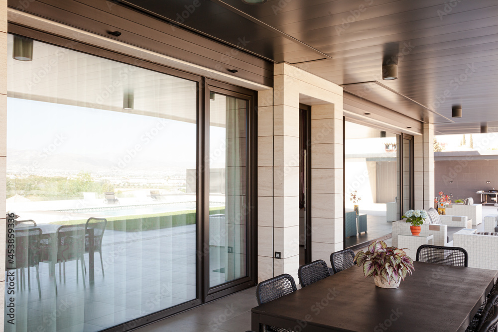 Fototapeta premium Patio with table