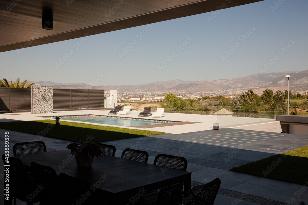 Fototapeta premium Patio with table