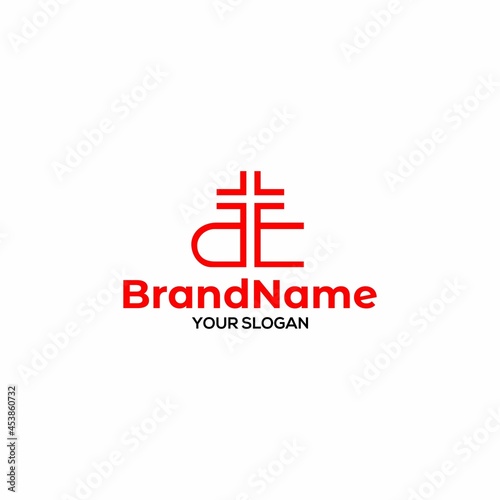 AE Church Logo Design Vector