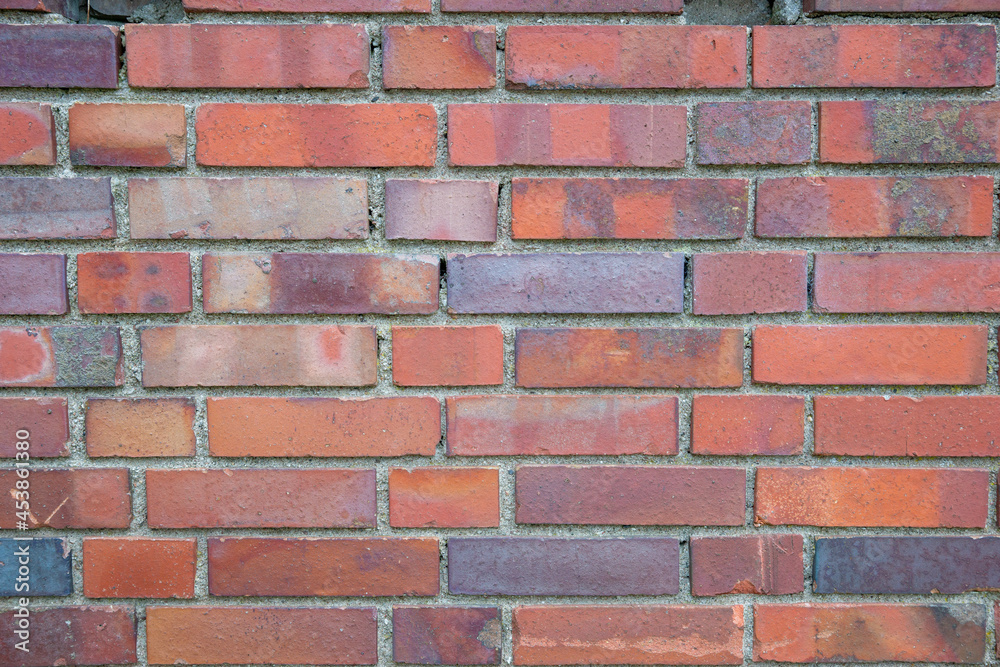 Fototapeta premium red brick wall background, texture