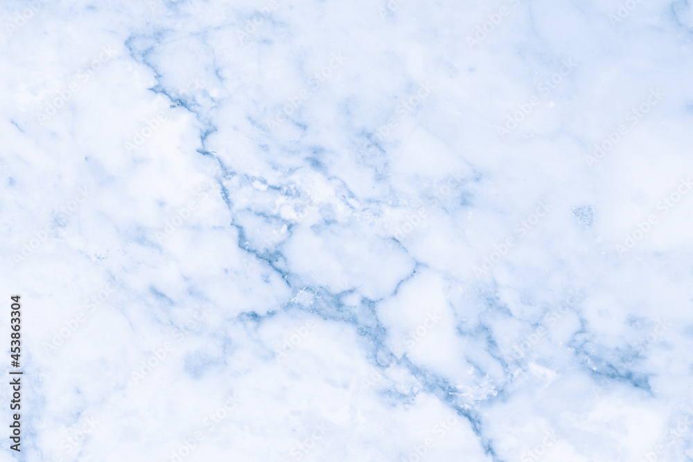Obraz premium Marble granite blue background wall surface white pattern graphic abstract light elegant gray for do floor ceramic counter texture stone slab smooth tile silver natural for interior decoration.