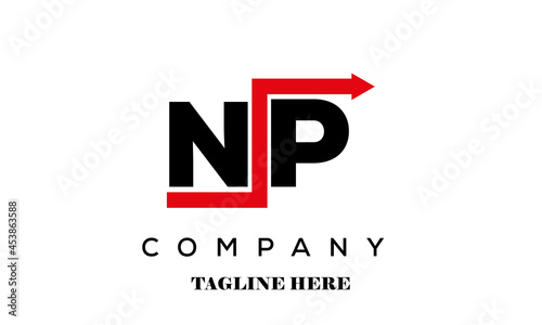 NP financial advice logo vector
