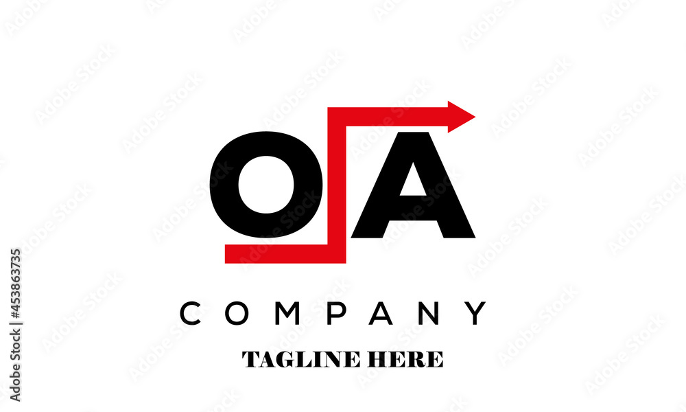 OA financial advice logo vector OA financial advice logo vector
