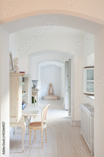 Archways and corridor of luxury home