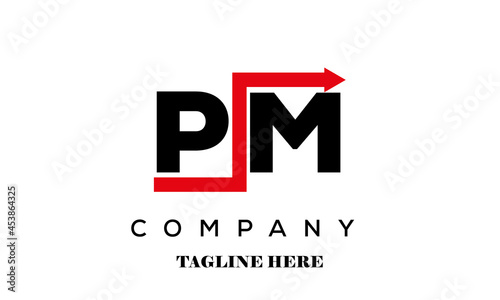 PM financial advice logo vector