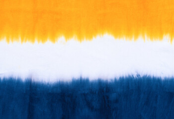 tie dye pattern dip dye technique on cotton fabric abstract texture background.