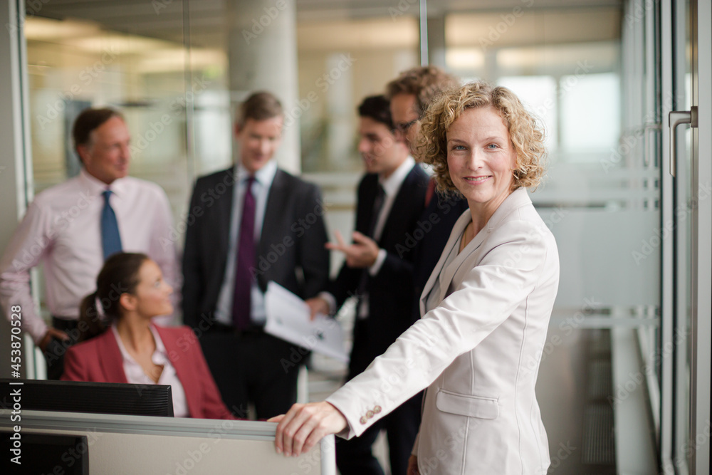 Business people talking in meeting Business people talking in meeting