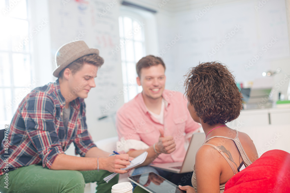 Obraz premium Business people working together in office