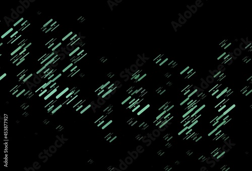 Dark Black vector pattern with narrow lines.