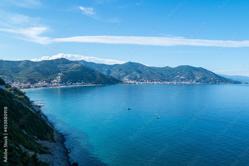  Aerial view of the Gulf of Alassio and Laigueglia