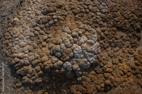 Fotografie The clay quarry resembles a cosmic landscape