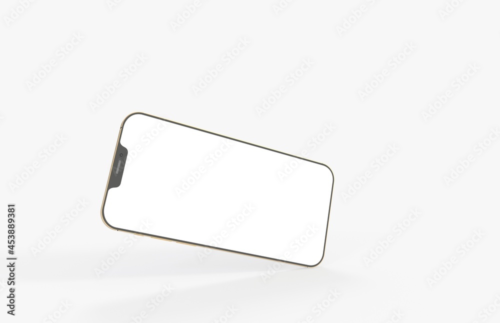 Smartphone. Mobile phone Template. Telephone 3d Smartphone. Mobile phone Template. Telephone 3d