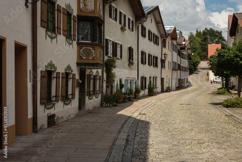 Street with traditional houses in old town of Füssen, Bavaria, Germany © JMDuran Photography