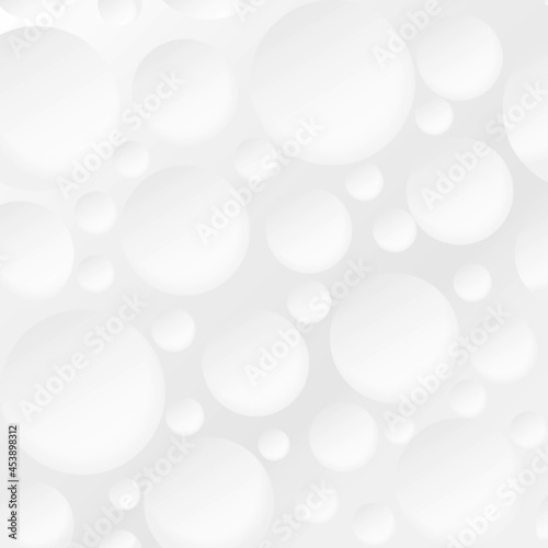 Abstract background. Bubbles circle background. White soap bubbles background.
