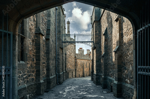 Fotografie Alupka, Russian Federation/ March 06,2021: Shuvalovsky passage on the territory