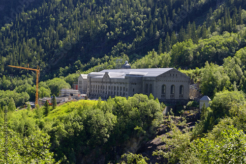 Vemork Hydroelectric Power Station at Rjukan, a part of Rjukan-Notodden UNESCO Industrial Heritage Site, known for Norwegian heavy water sabotage. Rjukan, Norway photo