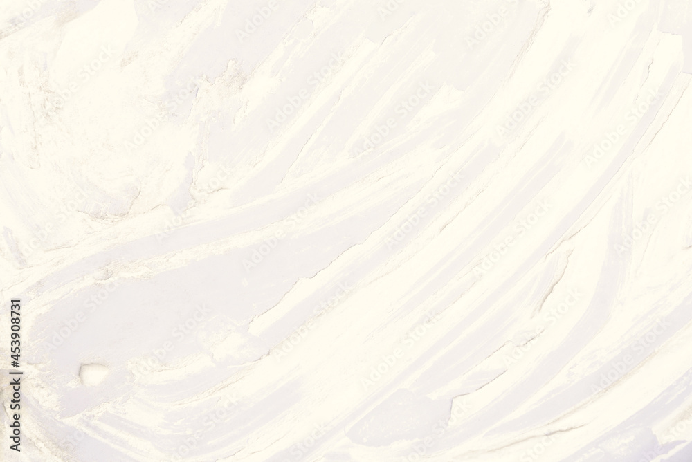 Obraz premium Rustic white Acrylic colour. Brush paint texture for background.