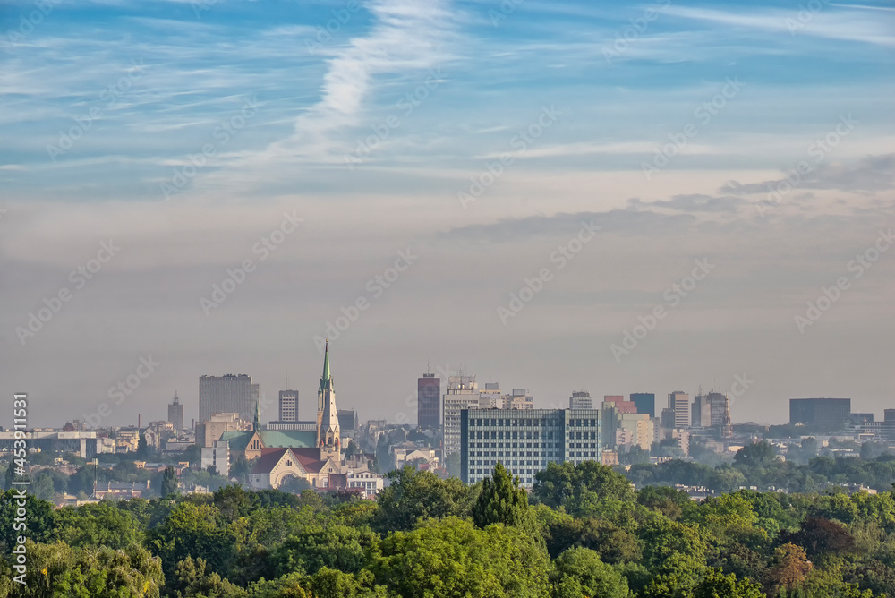 Fototapeta premium Miasto Łódź, Polska.