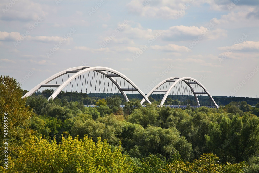 Elzbieta Zawacka bridge in Torun.  Poland
