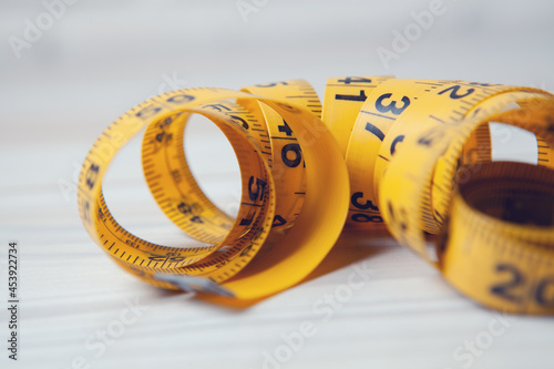 measuring tape on the table