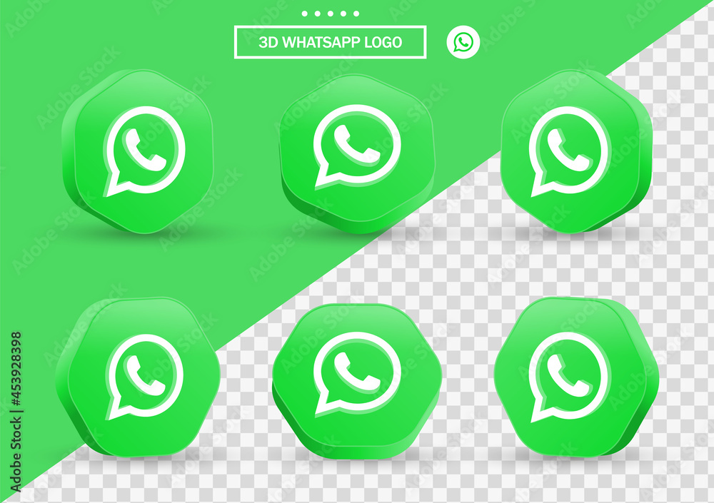 Whatsapp 3D Logo 27223999 PNG