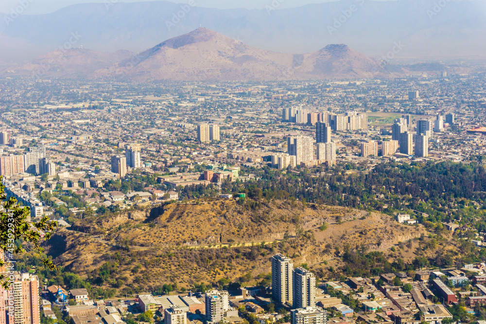 Obraz premium Santiago skyline, Chile