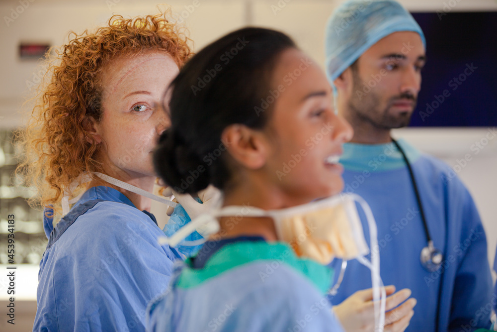 Fototapeta premium Surgeon standing in operating room