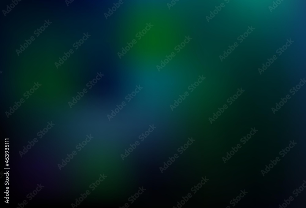 Dark BLUE vector abstract blurred pattern. Dark BLUE vector abstract blurred pattern.